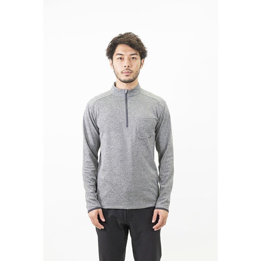 ミレー（Millet）（メンズ）長袖シャツ カットソー アイラ2 ジップ ロングスリーブ MIV01980-4809