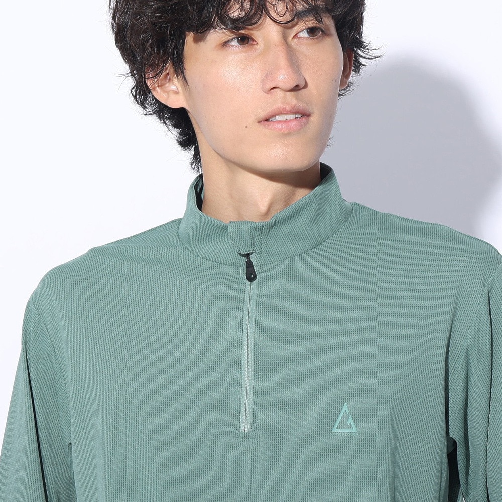 ロジャーエーガー（ROGEREGGER）（メンズ）カットソー ルフトドライPP ジップ RE24SUK5610003 MNT