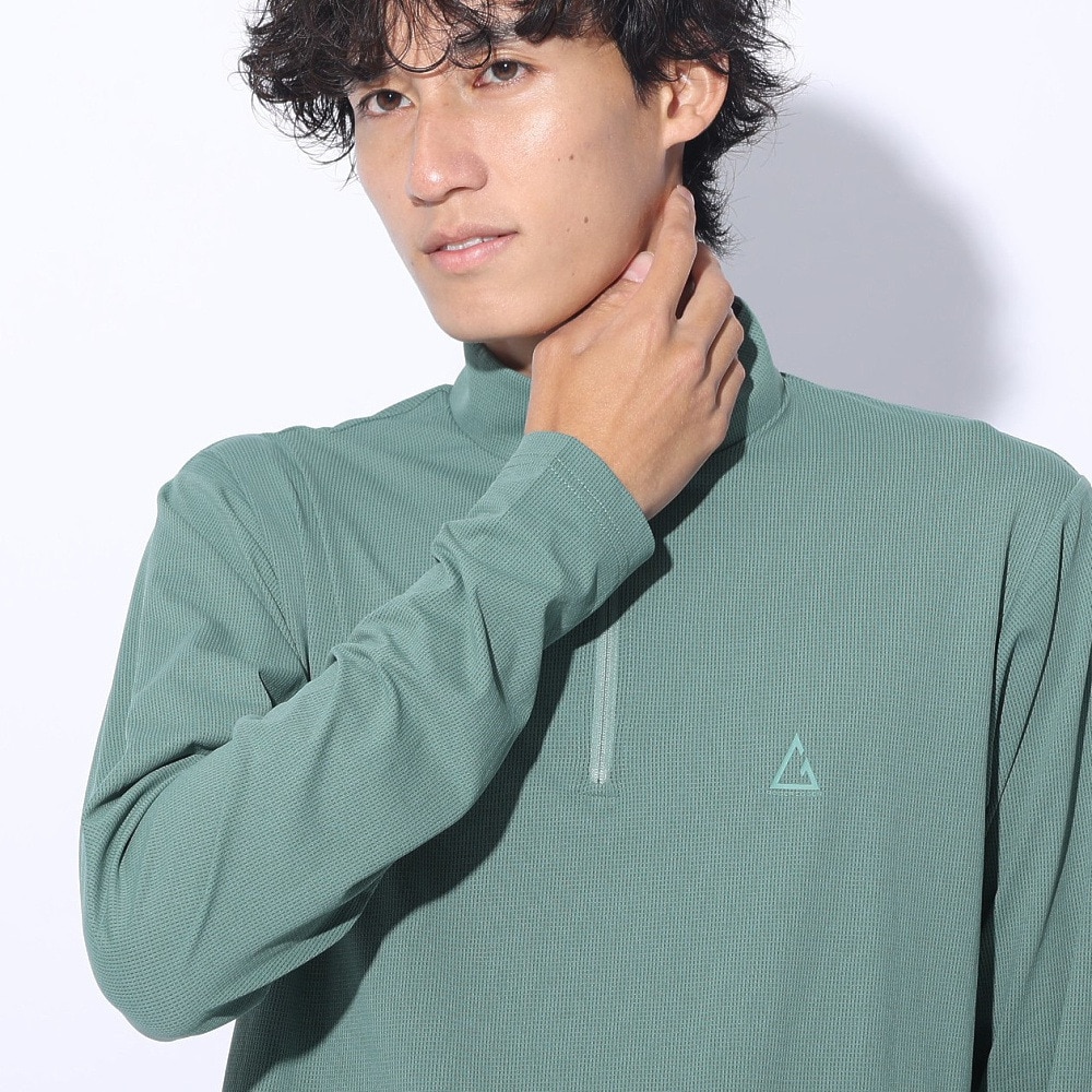 ロジャーエーガー（ROGEREGGER）（メンズ）カットソー ルフトドライPP ジップ RE24SUK5610003 MNT