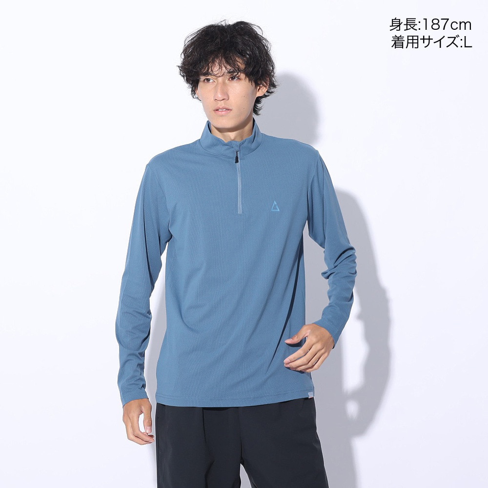 ロジャーエーガー（ROGEREGGER）（メンズ）カットソー ルフトドライPP ジップ RE24SUK5610003 NVY