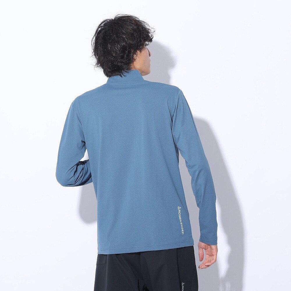 ロジャーエーガー（ROGEREGGER）（メンズ）カットソー ルフトドライPP ジップ RE24SUK5610003 NVY