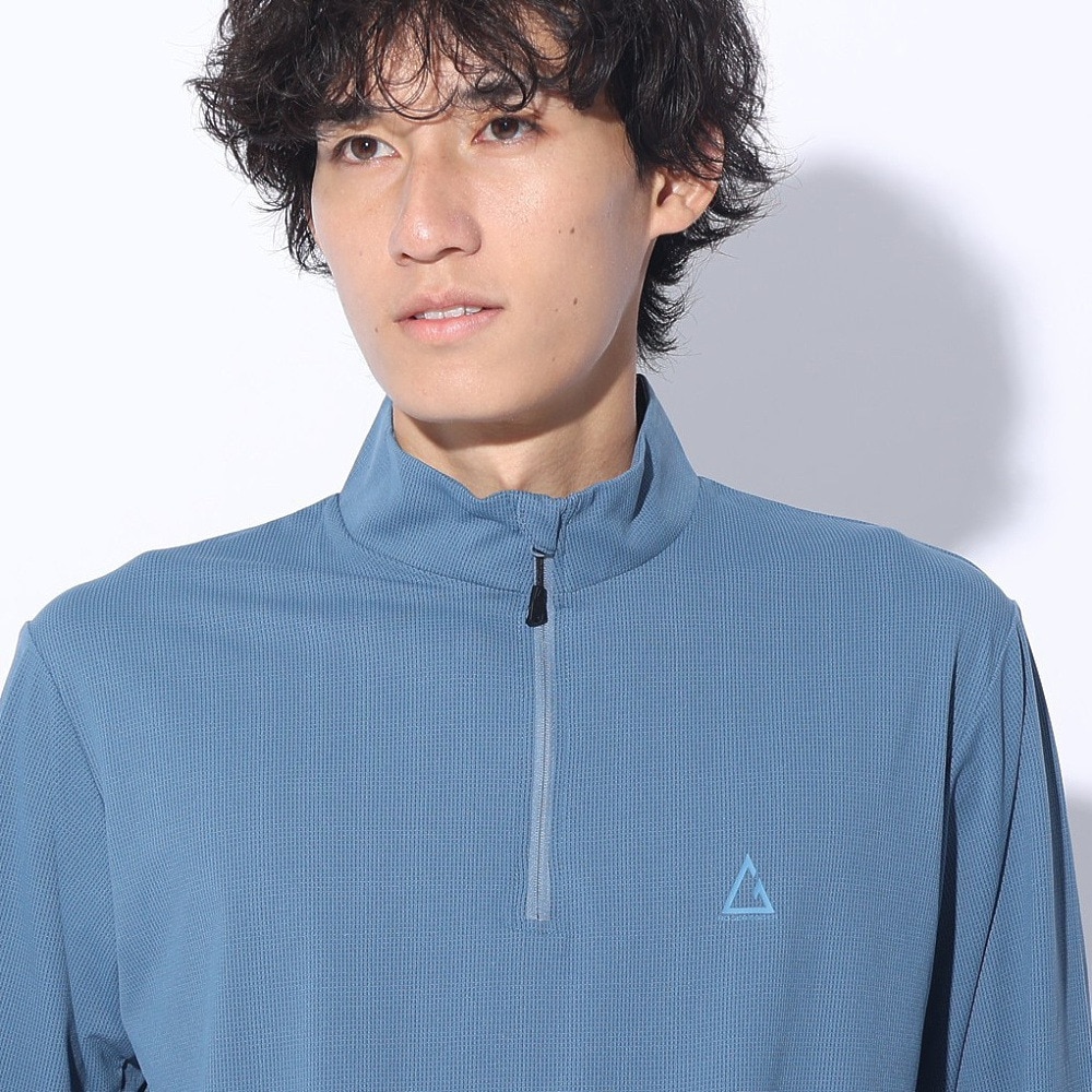 ロジャーエーガー（ROGEREGGER）（メンズ）カットソー ルフトドライPP ジップ RE24SUK5610003 NVY