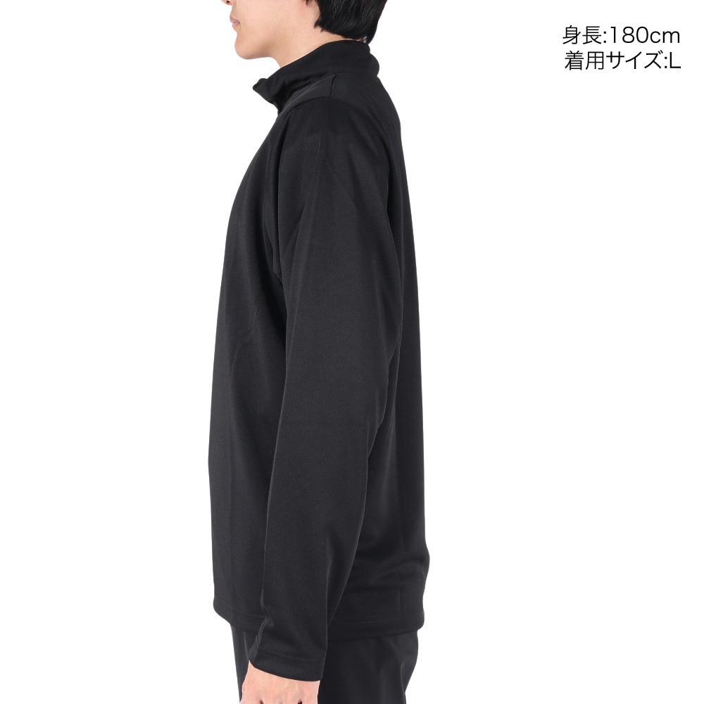 オークリー（OAKLEY）（メンズ）長袖トップス ハーフジップ Foundational 1/4 zip FOA404792-02E ブラック