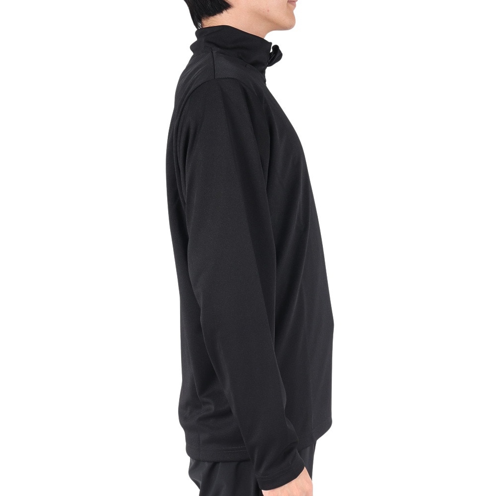 オークリー（OAKLEY）（メンズ）長袖 トップス ハーフジップ Foundational 1/4 zip FOA404792 ブラック 吸汗速乾