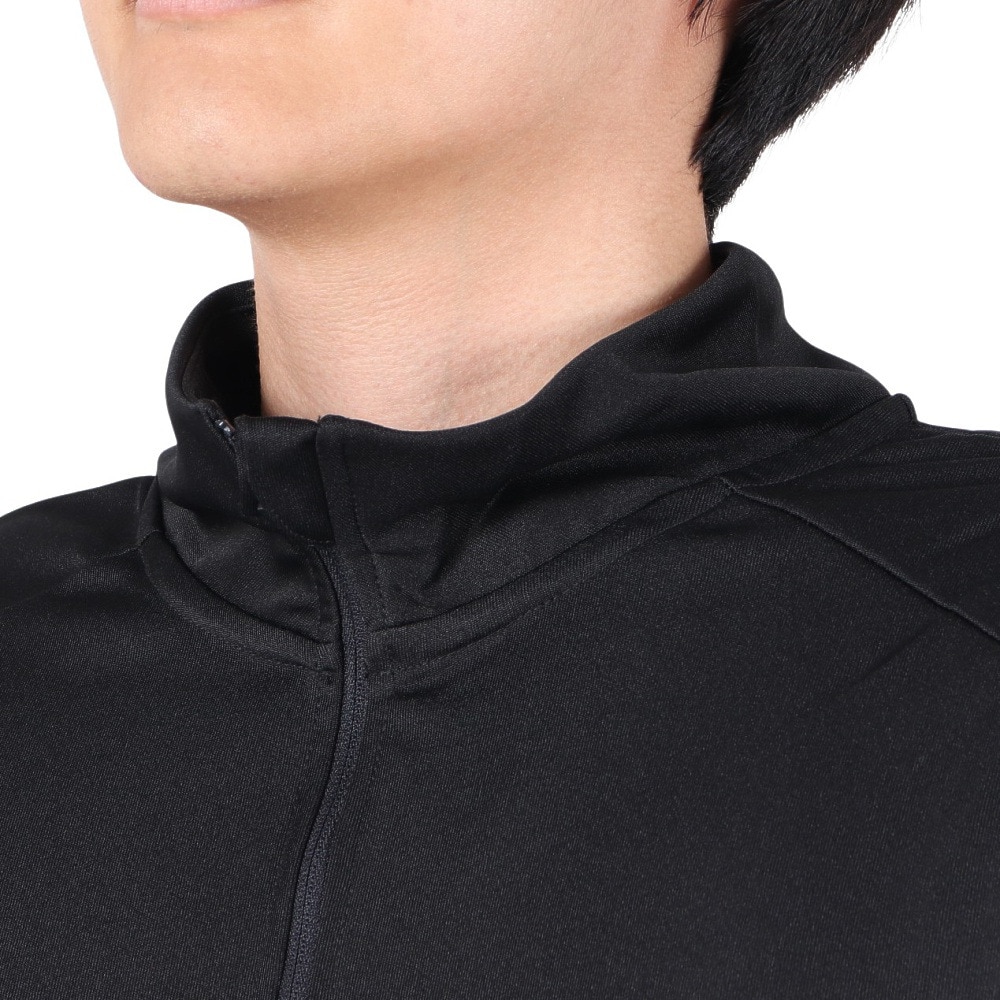 オークリー（OAKLEY）（メンズ）長袖トップス ハーフジップ Foundational 1/4 zip FOA404792-02E ブラック