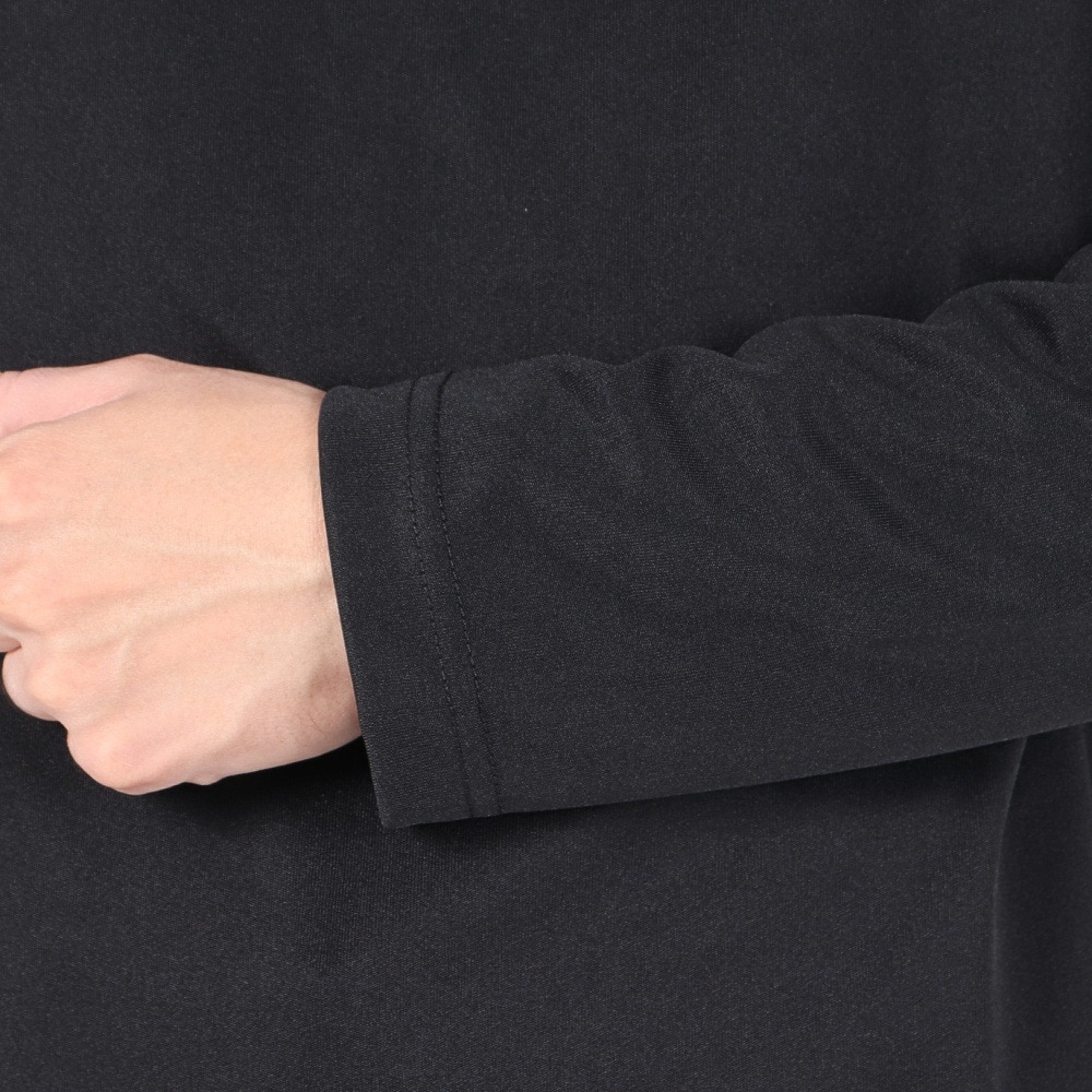 オークリー（OAKLEY）（メンズ）長袖 トップス ハーフジップ Foundational 1/4 zip FOA404792 ブラック 吸汗速乾
