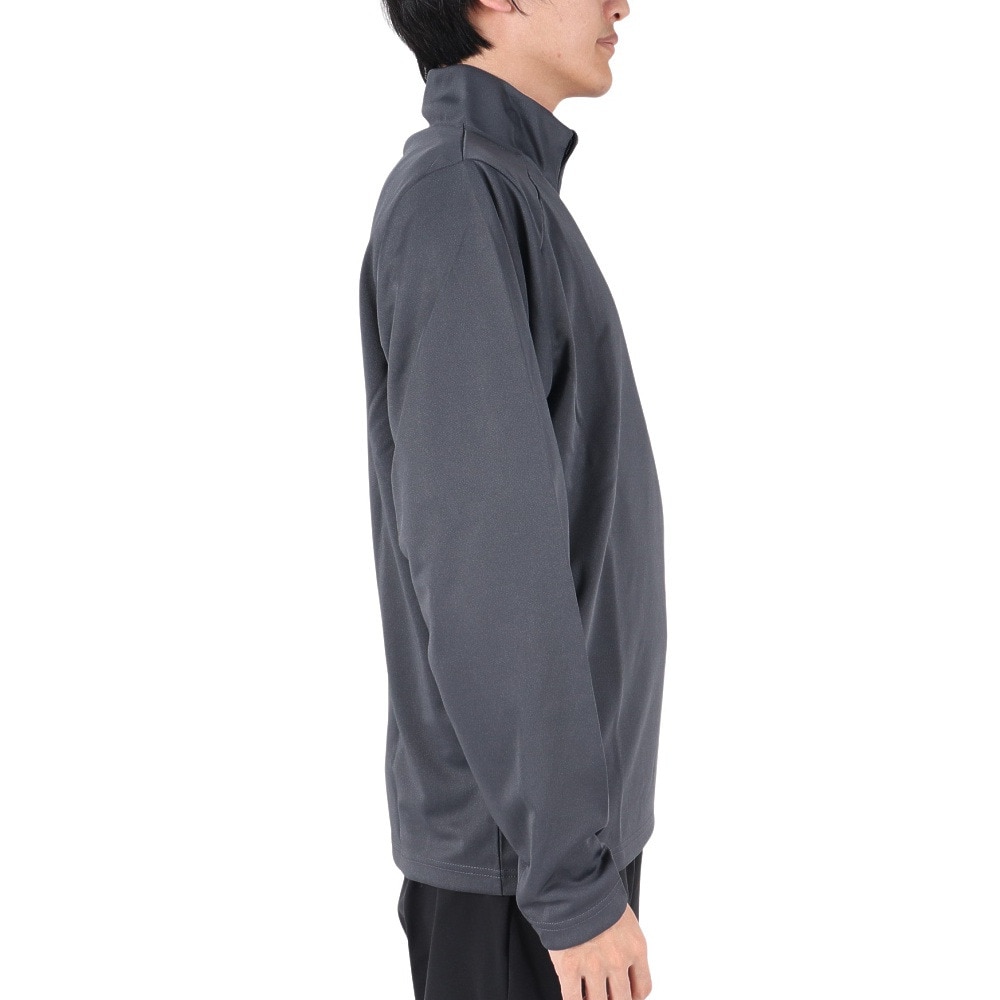 オークリー（OAKLEY）（メンズ）長袖 トップス ハーフジップ Foundational 1/4 zip FOA404792-25N グレー