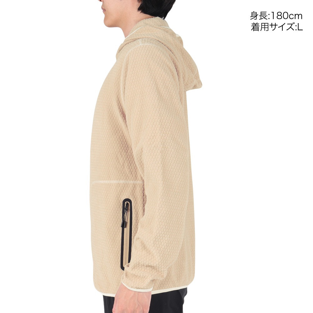 オークリー（OAKLEY）（メンズ）フリース ジップアップ パーカー Latitude Fleece FOA404807 ベージュ USサイズ