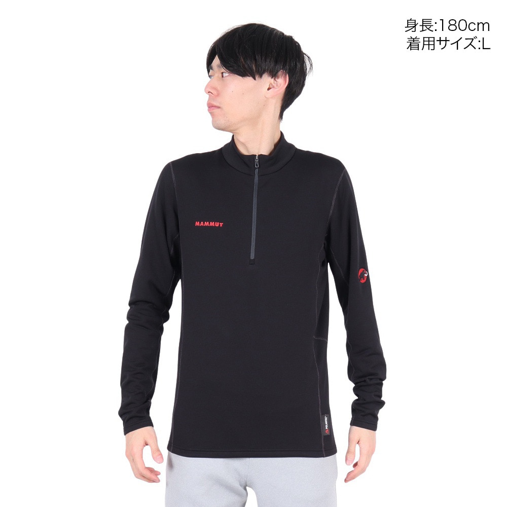 マムート（MAMMUT）（メンズ）ジップアップ フリース Aenergy ML ハーフジップ プルオーバー アジアンフィット クラシック 1016-01660-0001