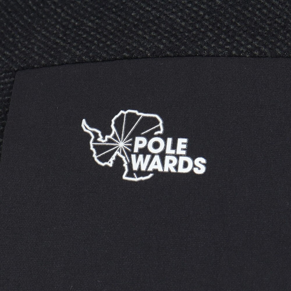 POLEWARDS（メンズ）アウター フリース ジップアップ エアロフリース ジャケット PW2SJZ01 BLK ブラック 軽量 保温