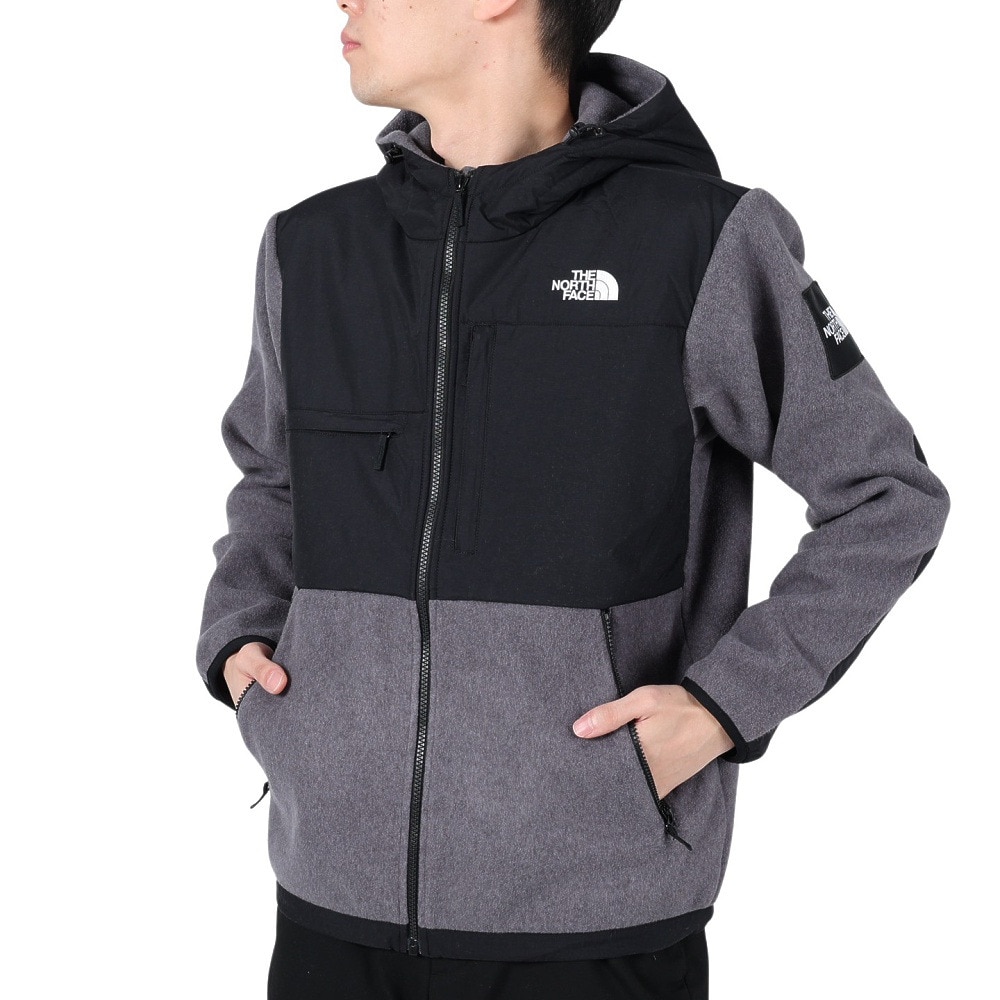 ノースフェイス（THE NORTH FACE）（メンズ）アウター ジャケット フルジップ ボア フリースジャケット デナリフーディ NA72052 Z  グレー