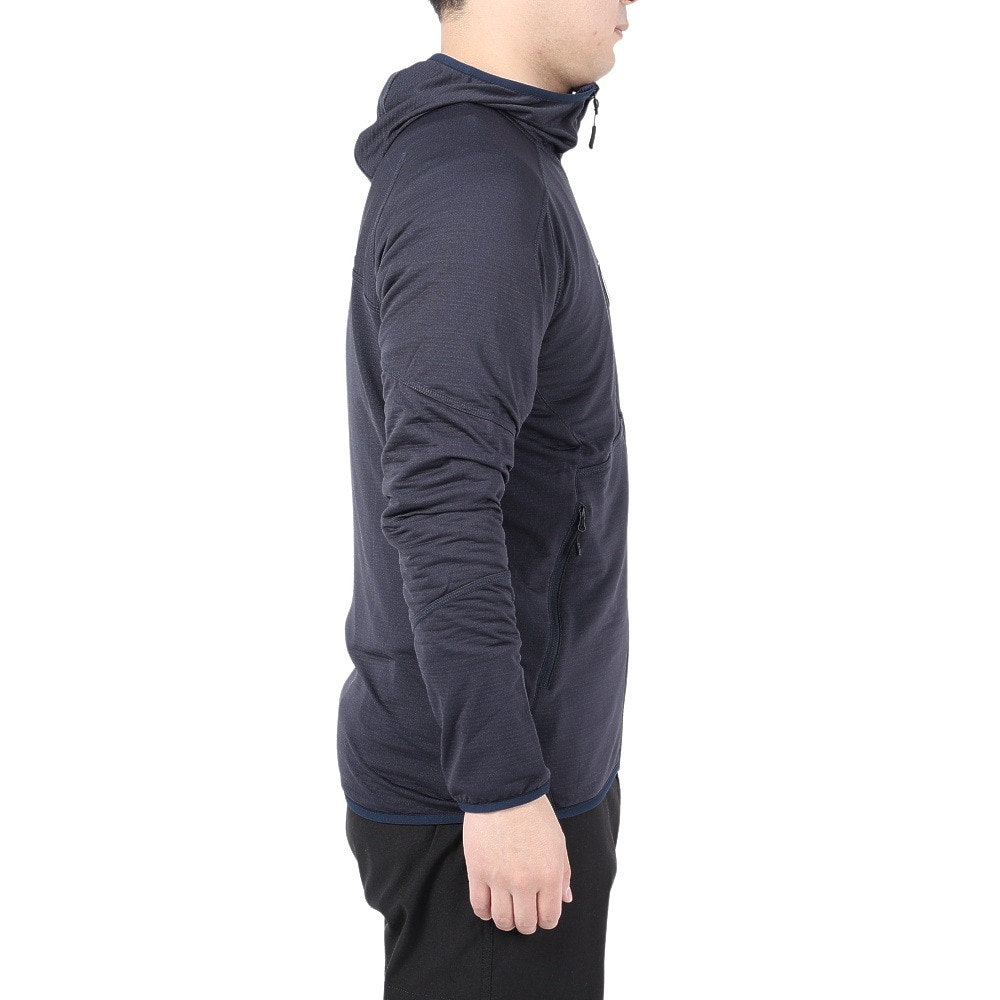 POLEWARDS（メンズ）アウター テックフェイス ストレッチ フーディージャケット PW2LJN04 NVY ネイビー 保温性