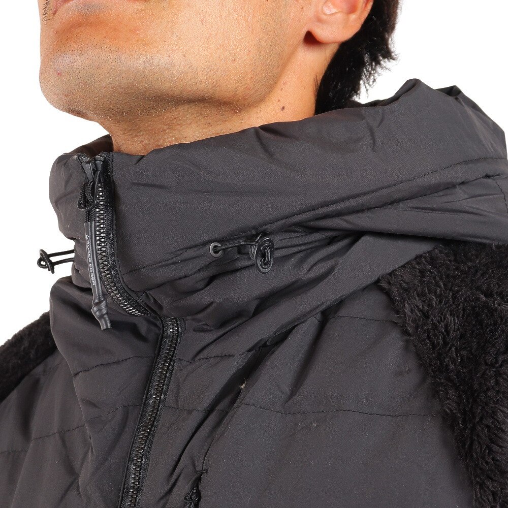 ロジャーエーガー（ROGER EGGER）（メンズ）フルジップ フリース HYBRID BOA FLEECE RE1FHY561004BLK