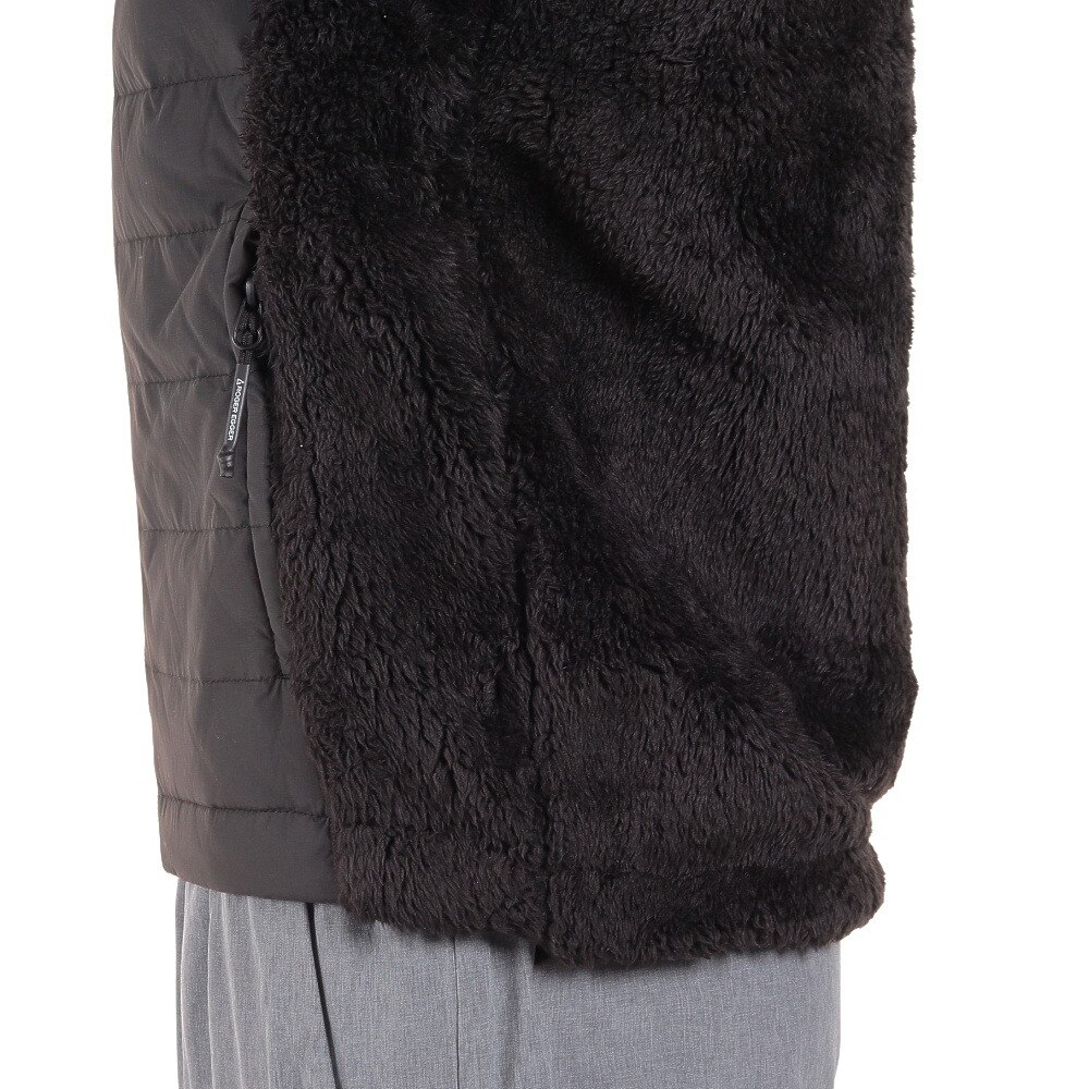 ロジャーエーガー（ROGER EGGER）（メンズ）フルジップ フリース HYBRID BOA FLEECE RE1FHY561004BLK