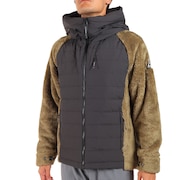 ロジャーエーガー（ROGEREGGER）（メンズ）フルジップ フリース ハイブリッド ボア FLEECE RE1FHY561004KHK カーキ