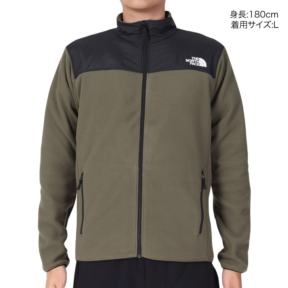 ノースフェイス（THE NORTH FACE）（メンズ）フルジップ フリース マウンテンバーサマイクロジャケット NL72304 NT ニュートープ