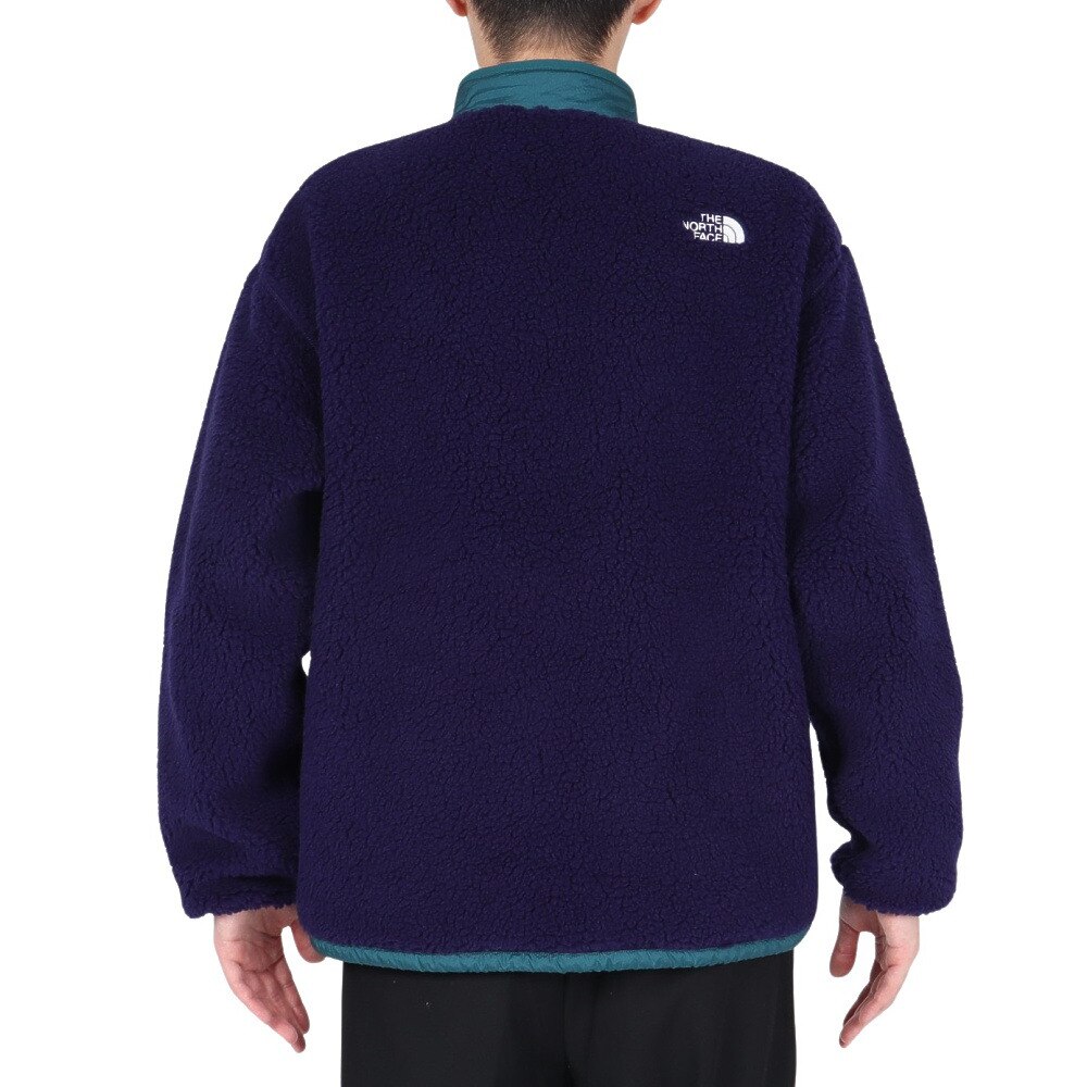 ノースフェイス（THE NORTH FACE）（メンズ、レディース）フルジップ フリース リバーシブル エクストリームパイルジャケット NP72333 AA ネイビー×ブルー