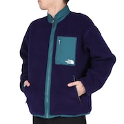 ノースフェイス(THE NORTH FACE)(メンズ、レディース)フルジップ フリース リバーシブル エクストリームパイルジャケット NP72333 AA ネイビー×ブルー