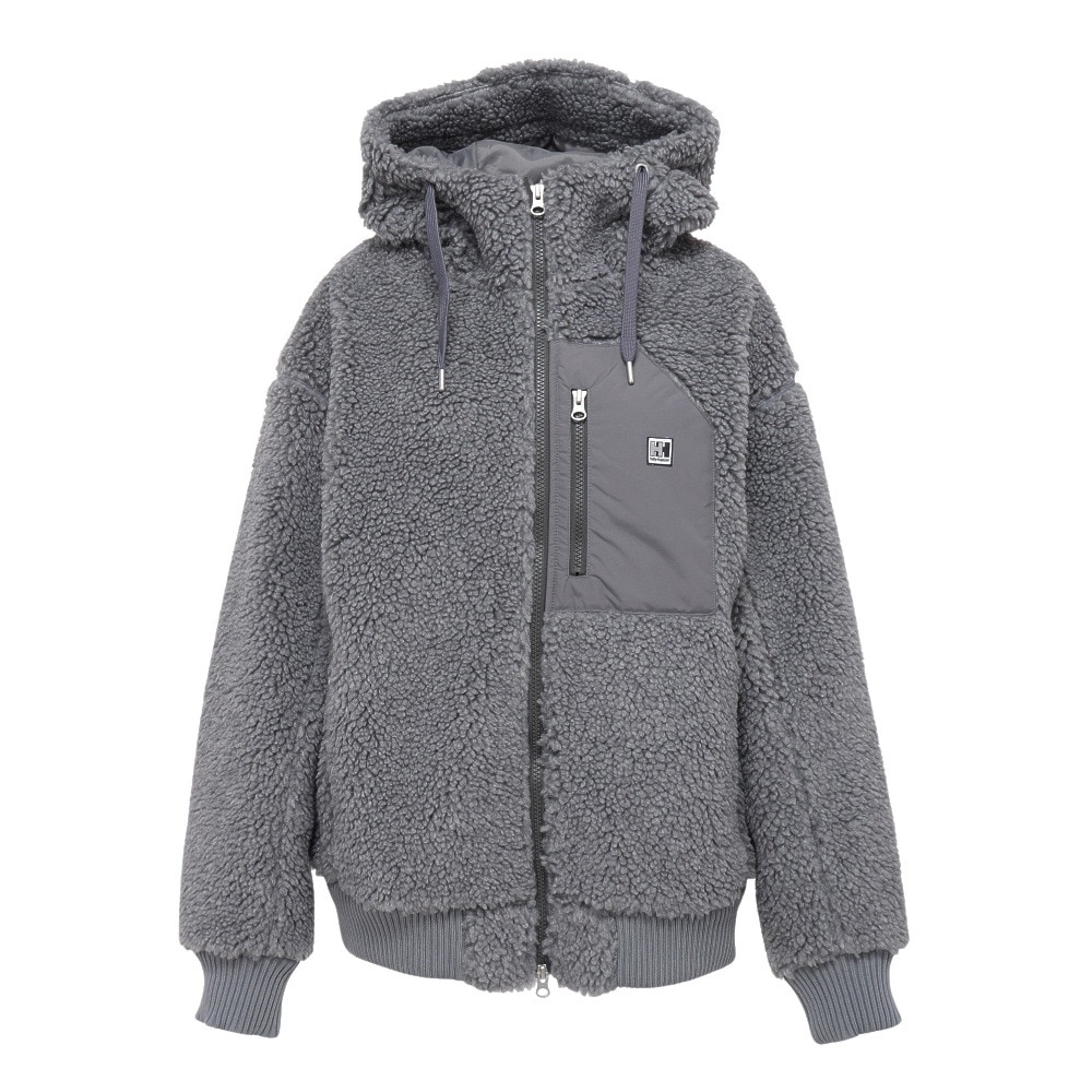 ヘリーハンセン（HELLY HANSEN）（メンズ、レディース）フルジップ フリース ファイバーパイルサーモフーディー HOE52293 ZZ グレー