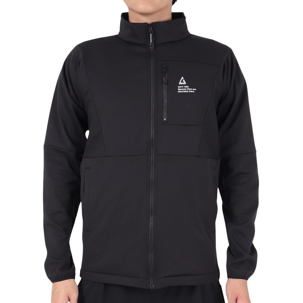ロジャーエーガー（ROGEREGGER）（メンズ）フルジップ フリース L.HIKEフリース ジャケット RE23FHY5610013 BLK ブラック