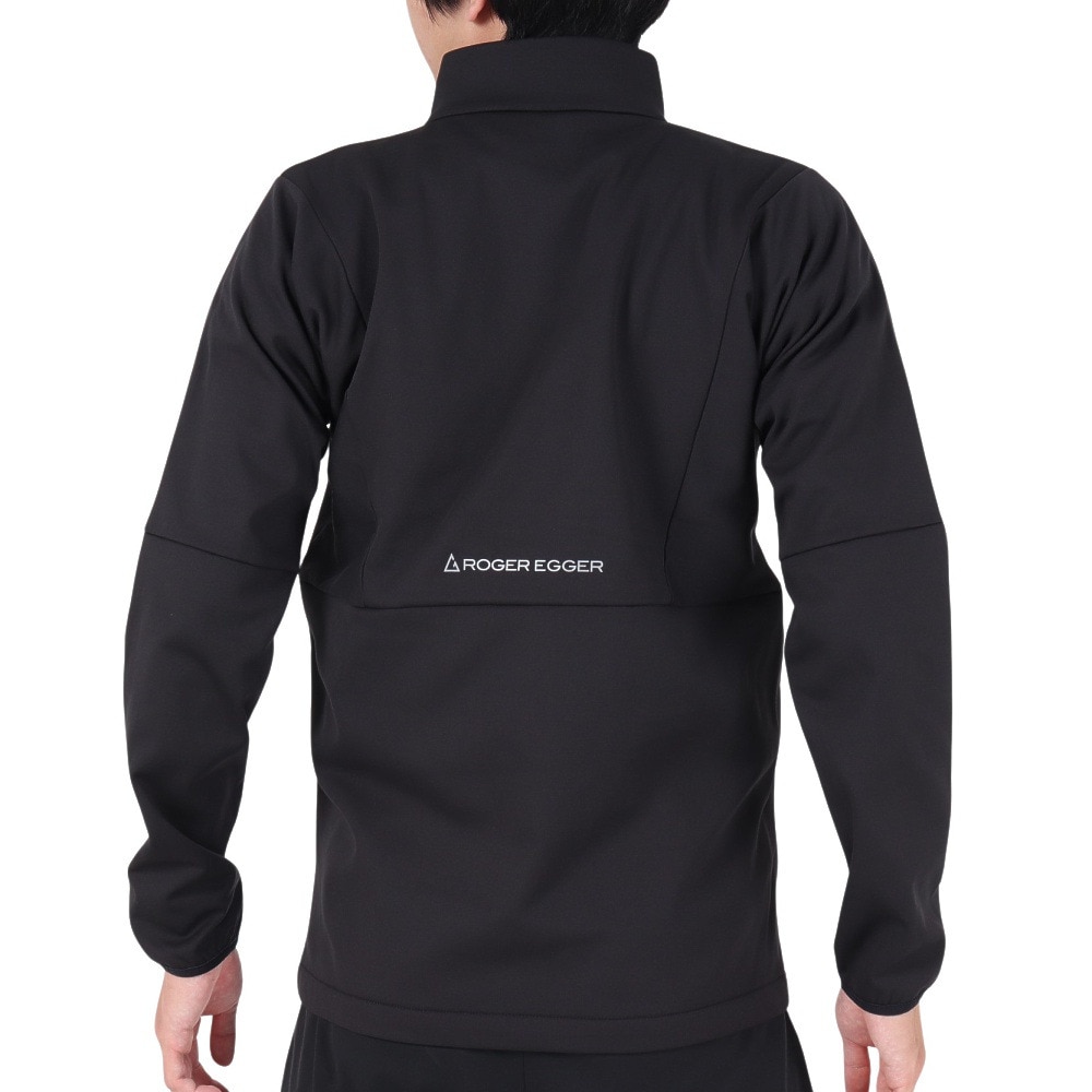 ロジャーエーガー（ROGEREGGER）（メンズ）フルジップ フリース L.HIKEフリース ジャケット RE23FHY5610013 BLK ブラック