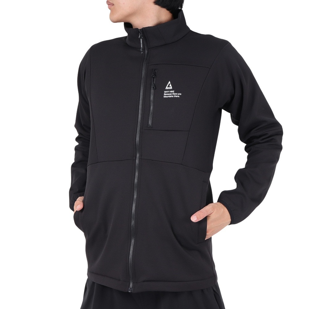 ロジャーエーガー（ROGEREGGER）（メンズ）フルジップ フリース L.HIKEフリース ジャケット RE23FHY5610013 BLK ブラック