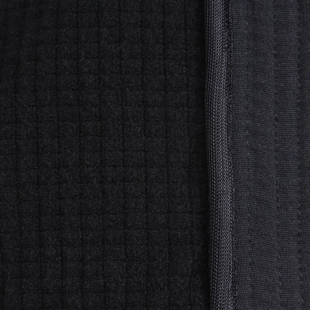 POLEWARDS（メンズ）フリース ジャケット フュージョンドライpp パワーグリッド フーディー PW2QJZ05 BLK ブラック