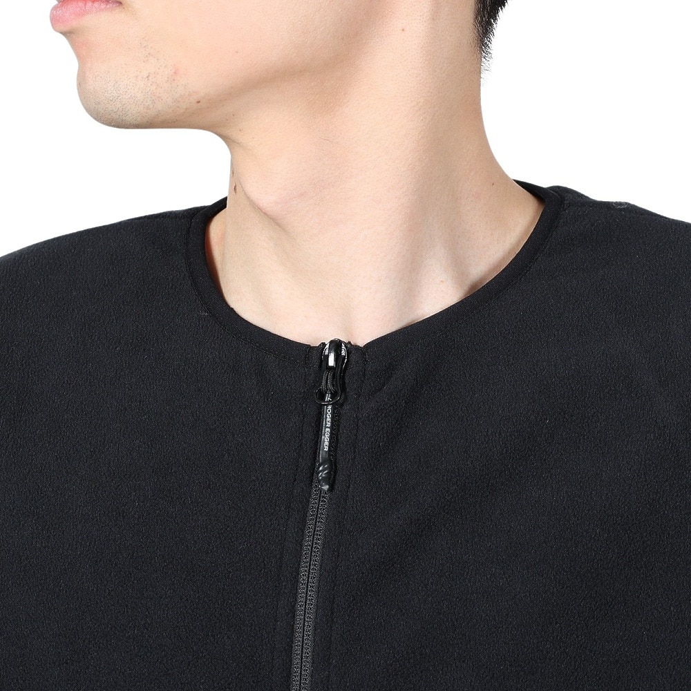 ロジャーエーガー（ROGEREGGER）（メンズ）UV カット 軽量 ストレッチ フルジップ ルフトクルー フリース RE24SUK5610016 BLK