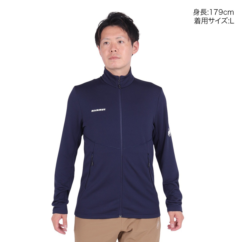 マムート（MAMMUT）（メンズ）EUROサイズ 軽量 速乾 フリース フルジップ Aconcagua Light ミッドレイヤー ジャケット AF 1014-04260-5118