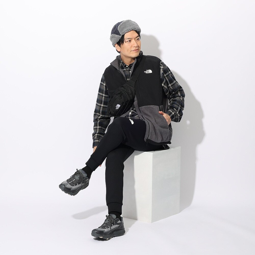 ザ・ノース・フェイス（THE NORTH FACE）（メンズ、レディース）2024年秋冬新作 軽量 保温 アウター フルジップ フリース デナリベスト NA72453 Z グレー