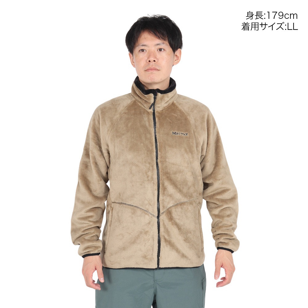 マーモット（Marmot）（メンズ）フルジップ フリース バイガン フリース ジャケット TSAMF047-BEIGE