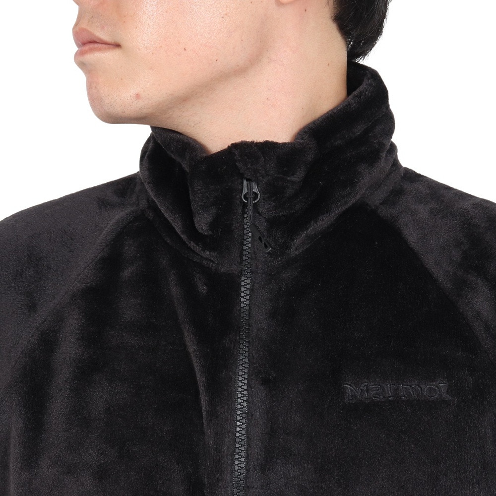 マーモット（Marmot）（メンズ）フルジップ フリース バイガン フリースジャケットTSAMF047-BLK