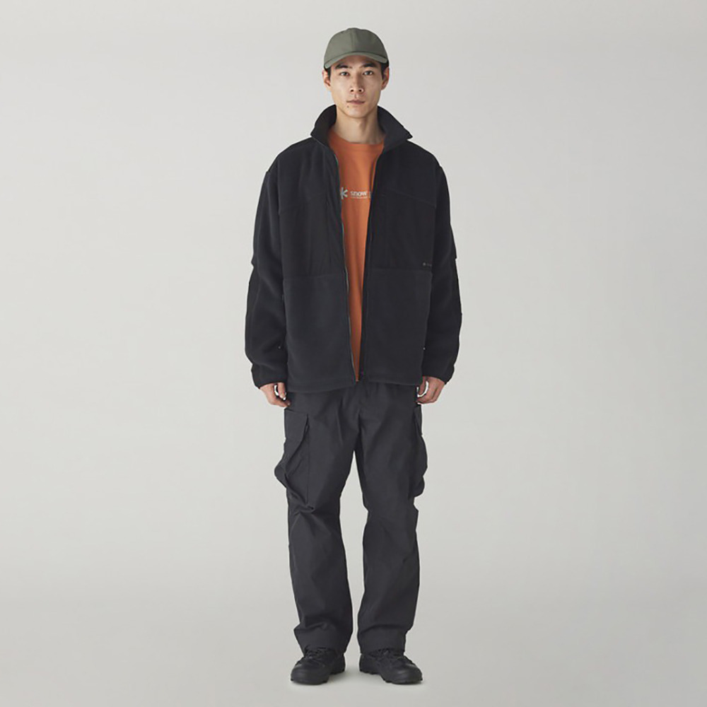 スノーピーク（snow peak）（メンズ、レディース）フルジップ Double Face フリースジャケット SW-24AU007 BK