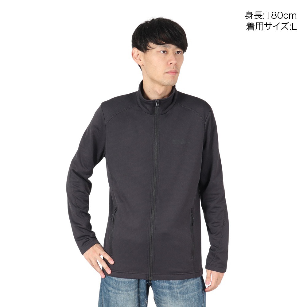 ジャックウルフスキン（JackWolfskin）（メンズ）フルジップ フリース KOLBENBERG ジャケット 1710521-6350
