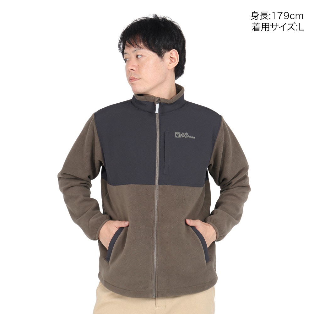 ジャックウルフスキン（JackWolfskin）（メンズ）フルジップ フリース ベーシックフリース ジャケット A63032-5719