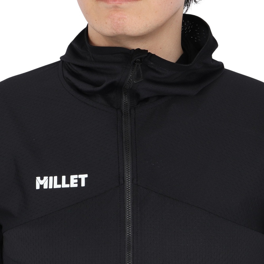 ミレー（Millet）（メンズ）フルジップ フリース MIDDLER メッシュフーディー MIV01933-N0247