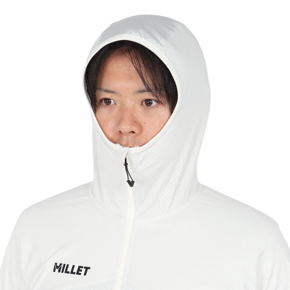 ミレー（Millet）（メンズ）フルジップ フリース MIDDLER メッシュフーディー MIV01933-N8014