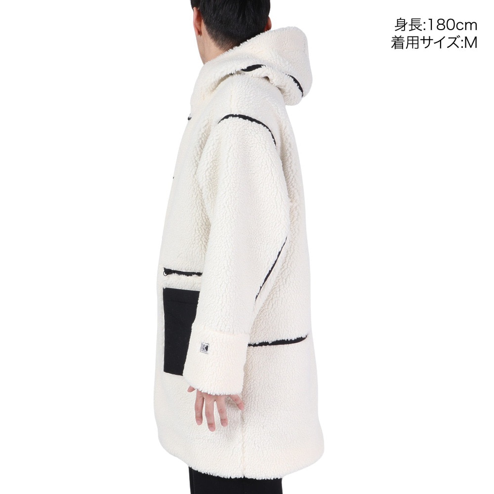 ヘリーハンセン（HELLY HANSEN）（メンズ、レディース）コート フリース ファイバーパイルサーモフライトコート HH52364 IV アイボリー