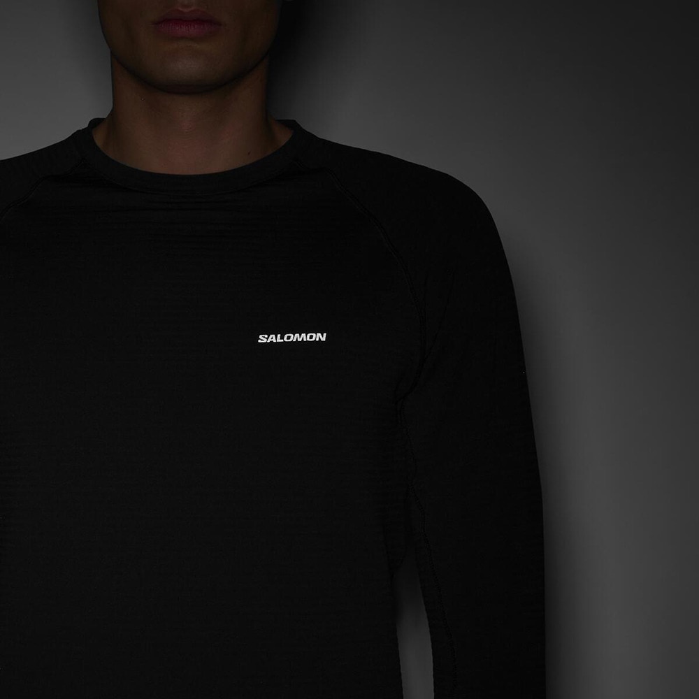 サロモン（SALOMON）（メンズ）クルーネック フリース SNTIAL LIGHTWARM CN LC2603800