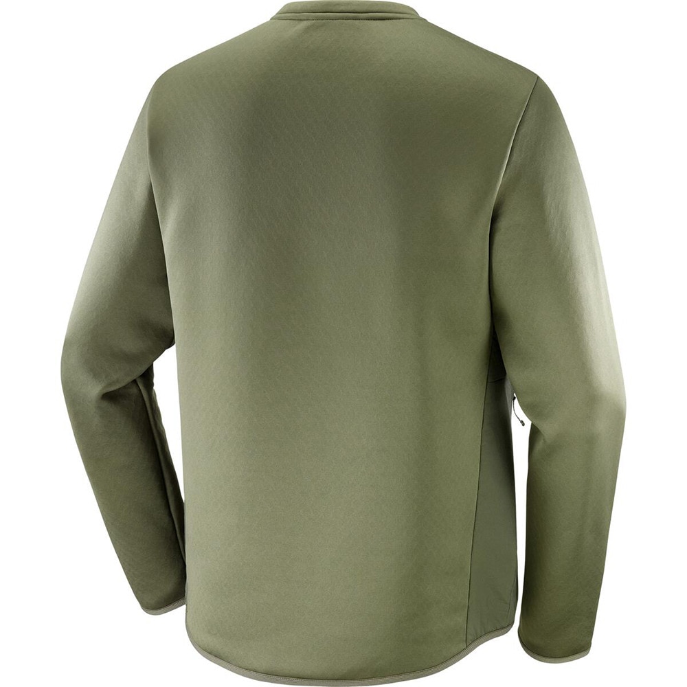 サロモン（SALOMON）（メンズ）クルーネック フリース OUTLINE WARM HYBRID LC2609100