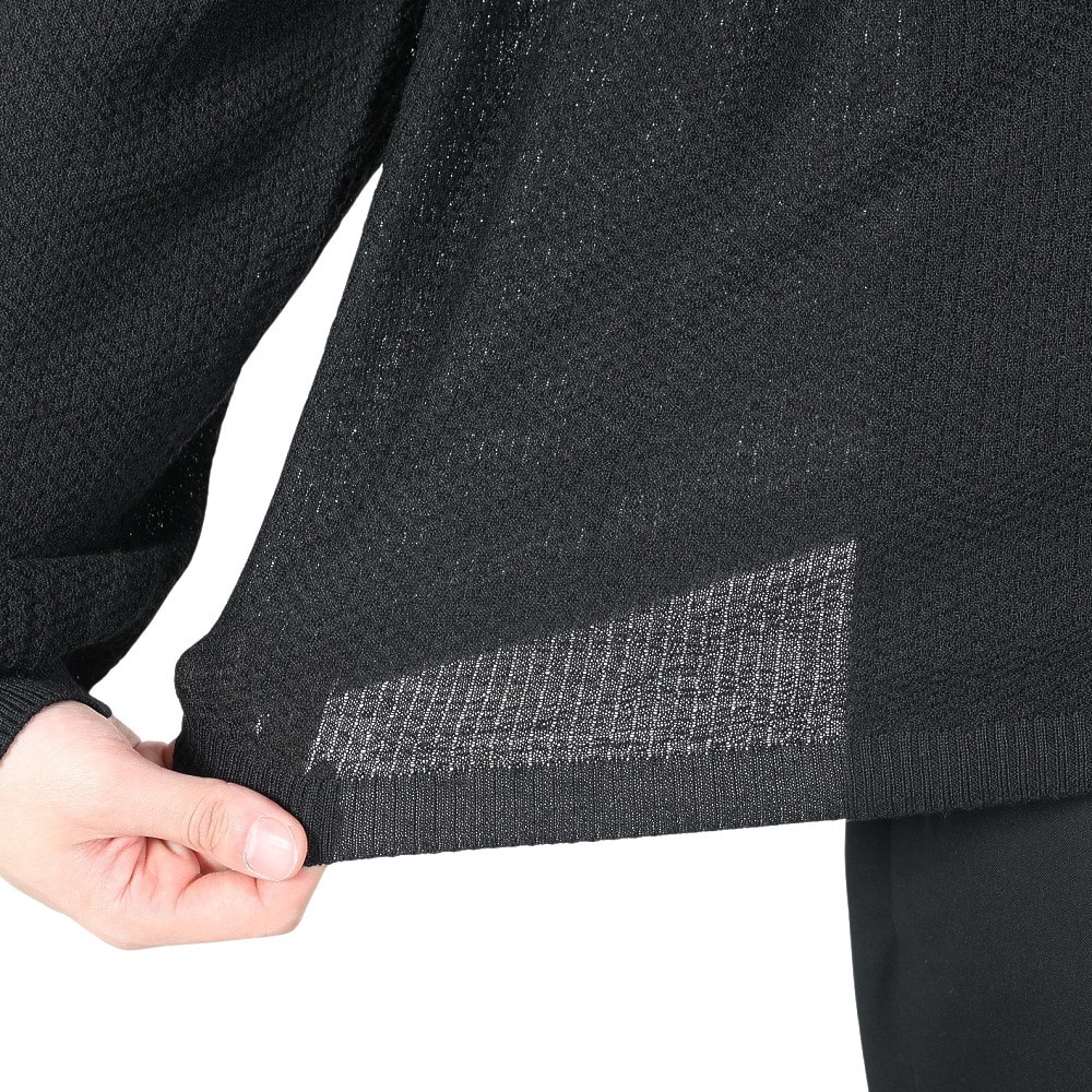 POLEWARDS（メンズ）ニット クルーネック セーター PW2HJJ02 BLK ブラック★★★