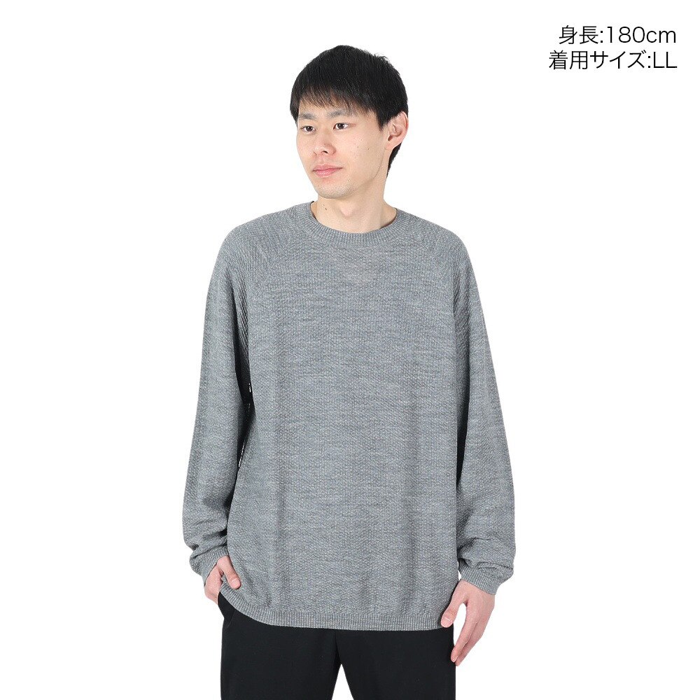 POLEWARDS（メンズ）クルーネック セーター PW2HJJ02 GRH★★★