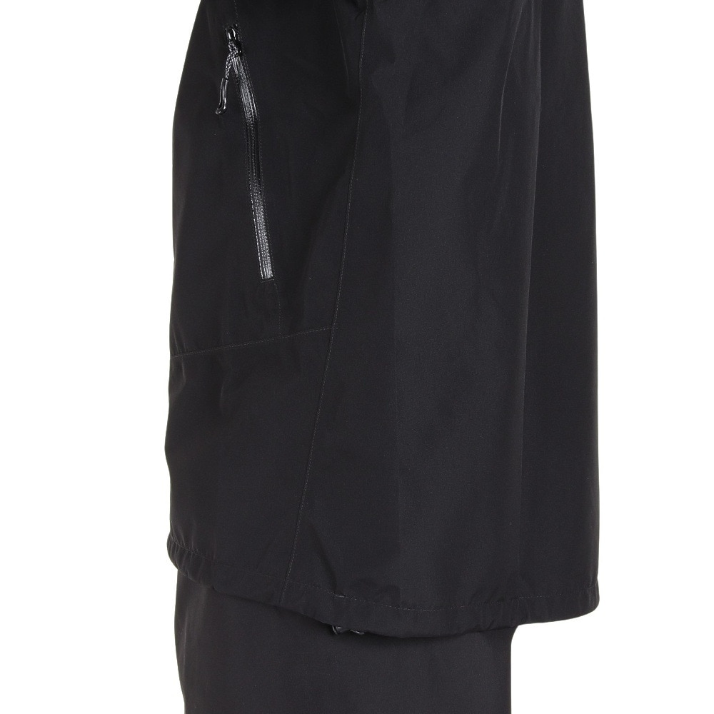 ミズノ（MIZUNO）（メンズ）GORE-TEXジャケット ブラック B2JE9W1009 レインウェア 防水 カッパ 合羽 雨具 アウトドア  キャンプ レジャー ゴアテックス 黒