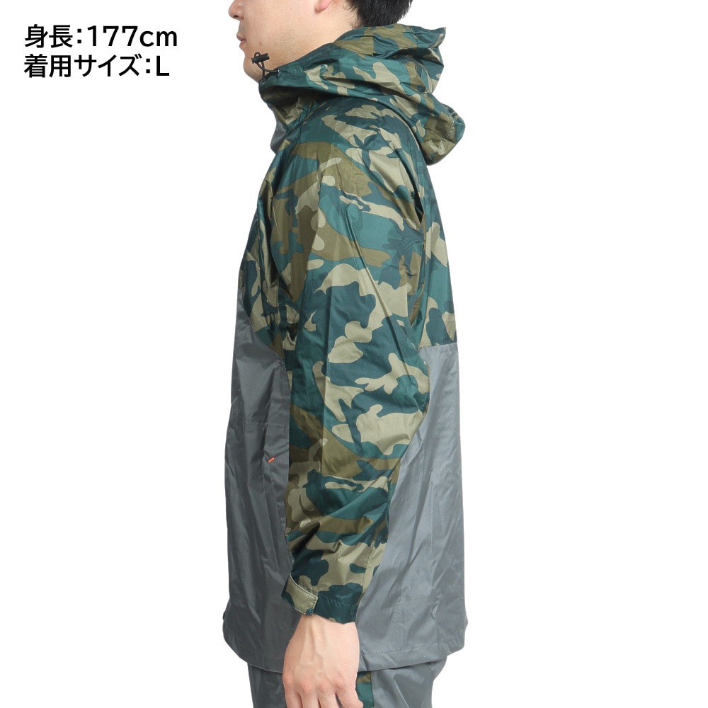 マック（Makku）（メンズ）レインウェア 上下セット 雨具 防水 透湿 軽量 クロスオーバーレインスーツ AS-8510 GR グレー