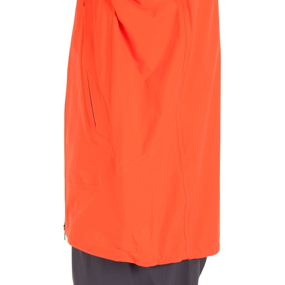 POLEWARDS（メンズ）透湿防水 デュアルフォース 技術 ストレッチレインジャケット PW2KJN01 RED レッド 収納袋付 レインウェア★★★