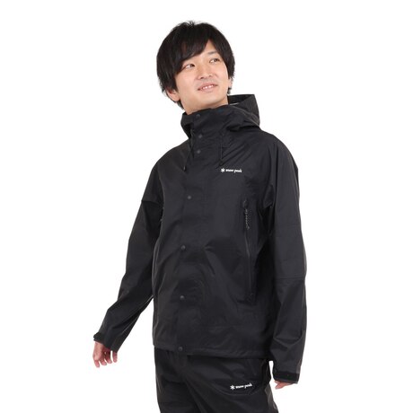 スノーピーク（snow peak）（メンズ）2.5L レインジャケット ブラック SPS-JK-21AU001BK レインウェア 防水 カッパ 雨具 合羽 登山 通勤 通学 自転車