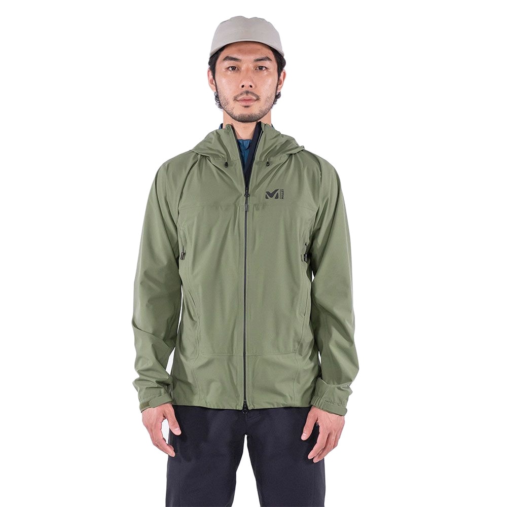 MENs XS  ミレー ティフォン 50000 ストレッチ ジャケット TYPHON 50000 STRETCH JACKET レインシェル ハードシェル フーディ MILLET MIV01479 アイボリー系