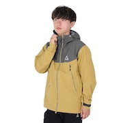 (メンズ)レインジャケット 雨具 防水 CLIMAセンサー RE2STN561028MST マスタード 収納袋付 レインウェア