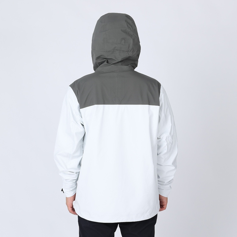 ロジャーエーガー（ROGEREGGER）（メンズ）レインジャケット 雨具 防水 CLIMAセンサー RE2STN561028WHT ホワイト 収納袋付 レインウェア