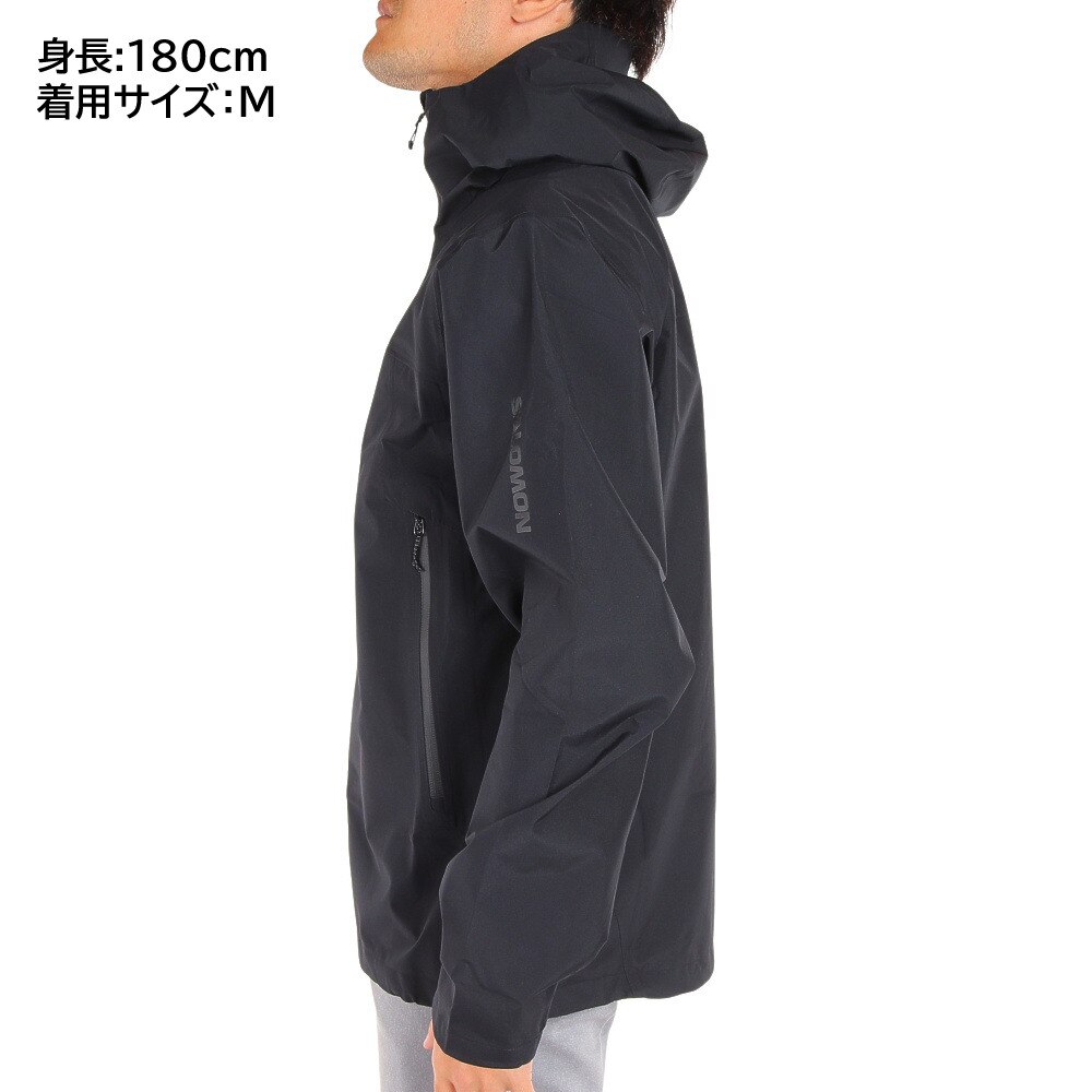 サロモン（SALOMON）（メンズ）アウトライン ゴアテックス LC1859200 レインジャケット 雨具 